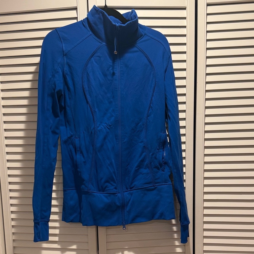 lululemon athletica Blue Full-Zip Jacket - size 10